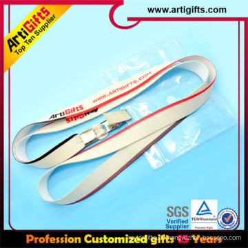 Transparente Kunststoff-Abzeichen Schnalle Lanyard ID Kartenhalter